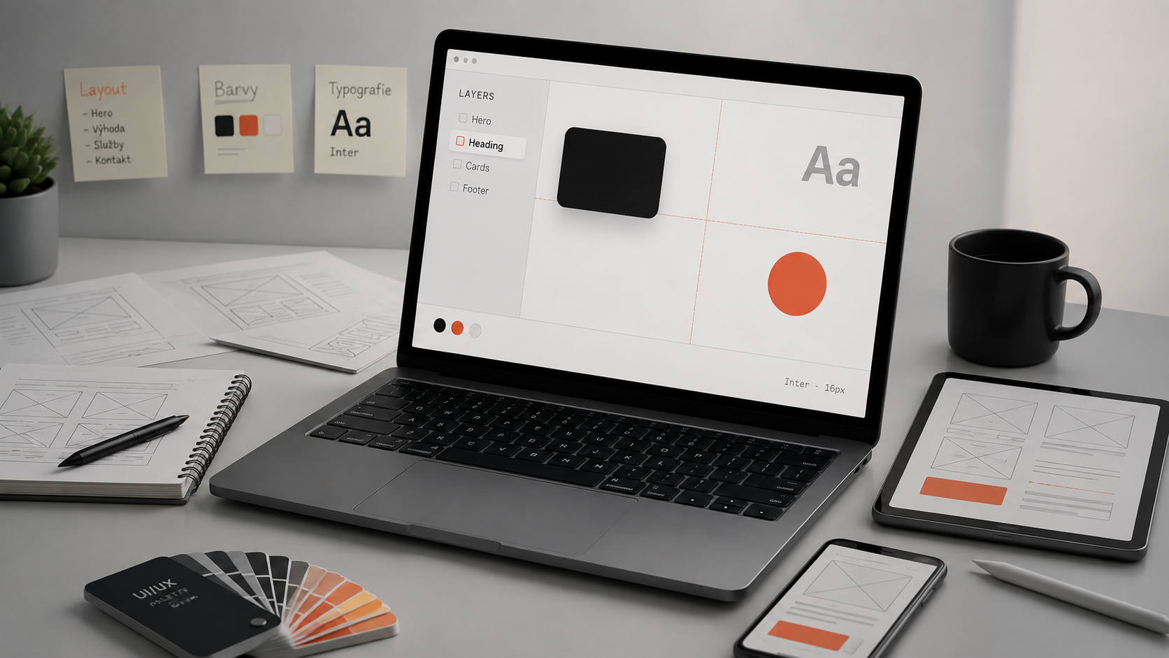 Návrh webu — design